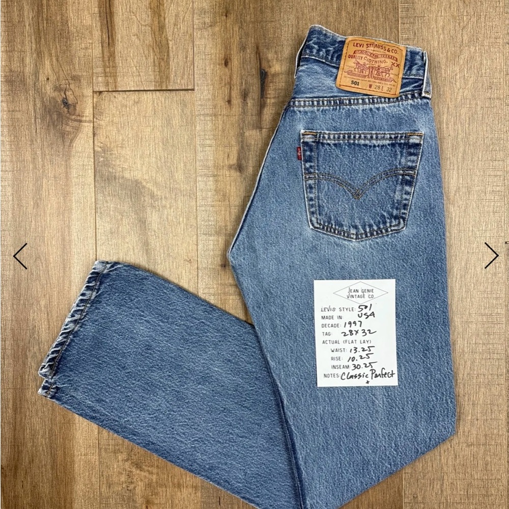Levi's Blue Straight Leg Women's Jeans